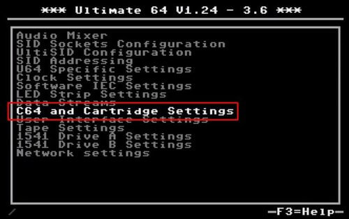 u64-cartridge-settings