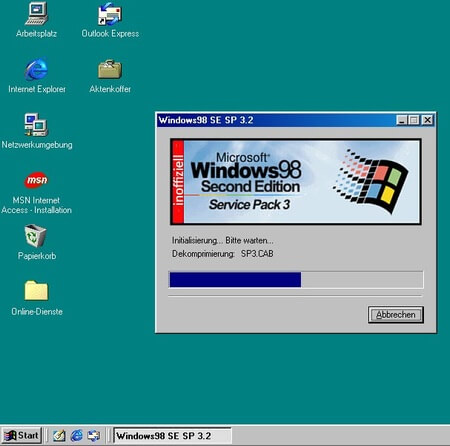 Windows 98 Second Edition Service Pack 2.1e - Download